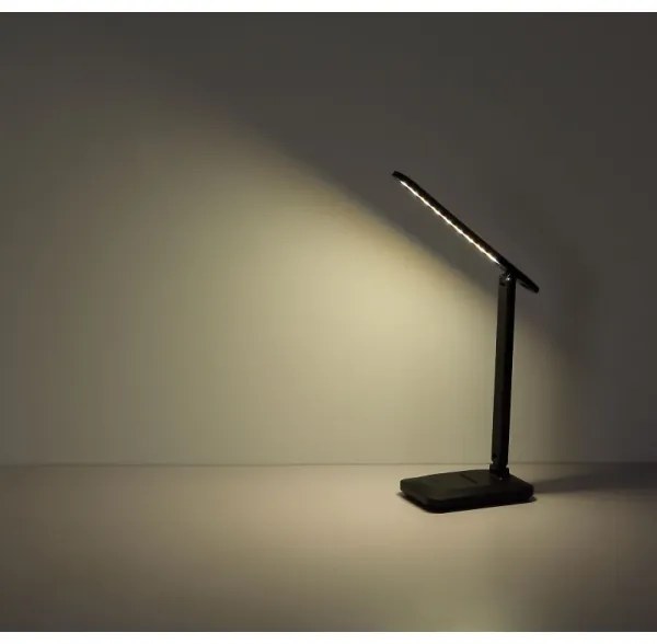 Globo 58481S - LORNA LED asztali lámpa, érintős, 3W, 5V, 1800 mAh, fekete