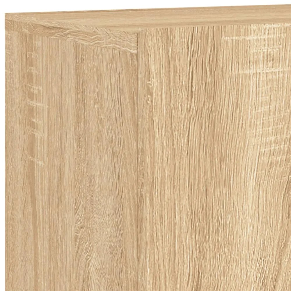 2 db sonoma tölgy színű fali TV-szekrény 80 x 30 x 41 cm