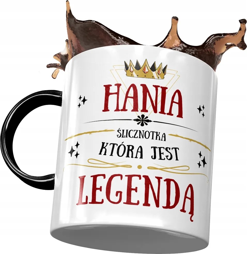 Fekete bögre Hani Hanna Barátnőinek Nyomtatott Fotóval