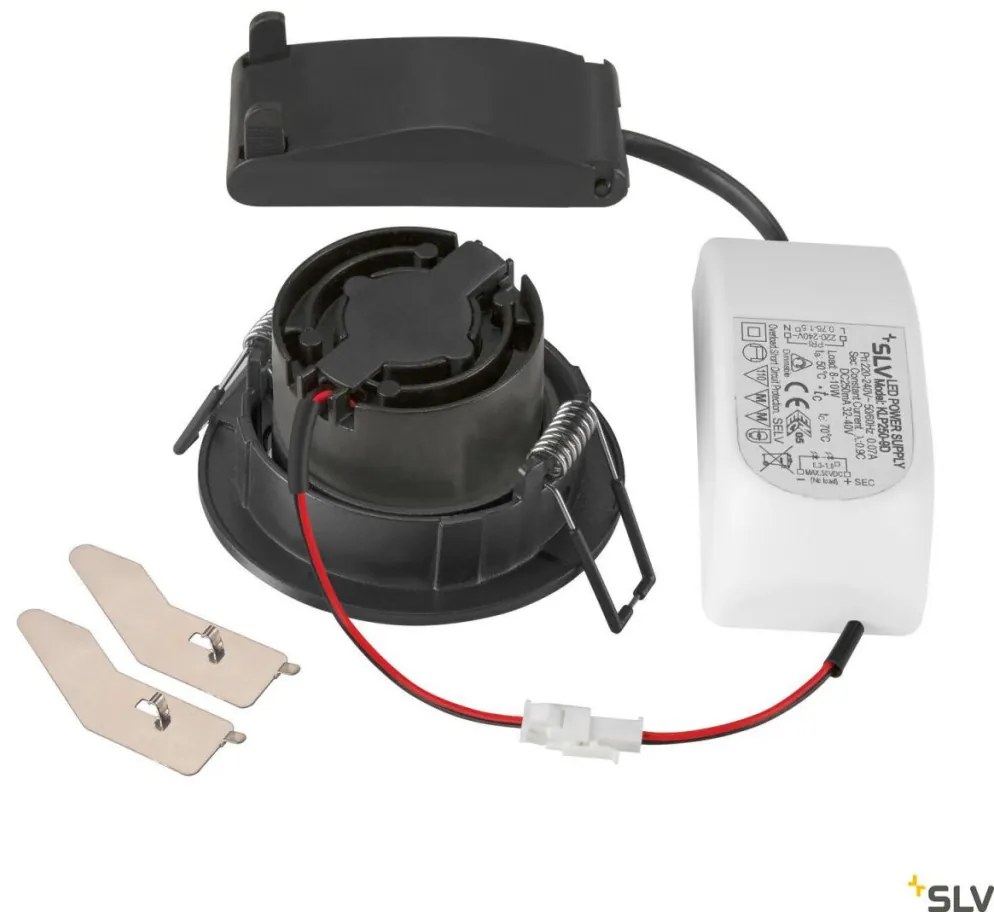 SLV NEW TRIA 1007426 Beépíthető spotlámpa 1x11W/LED 1800K|3000K 700lm IP20