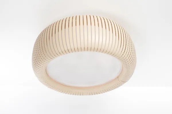 Mennyezeti lámpa STRIPES 2xE27/40W/230V átm. 55 cm krémszínű/fehér