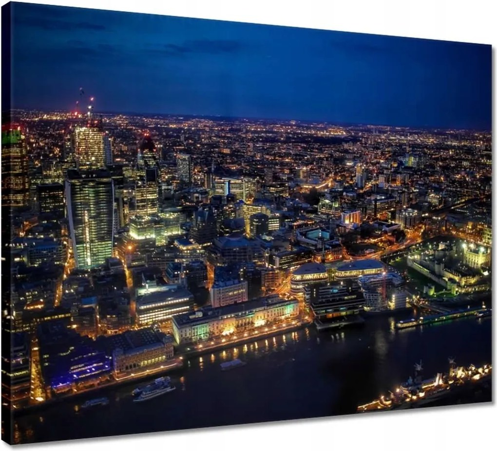 Vászonkép 50x40 Éjszakai London