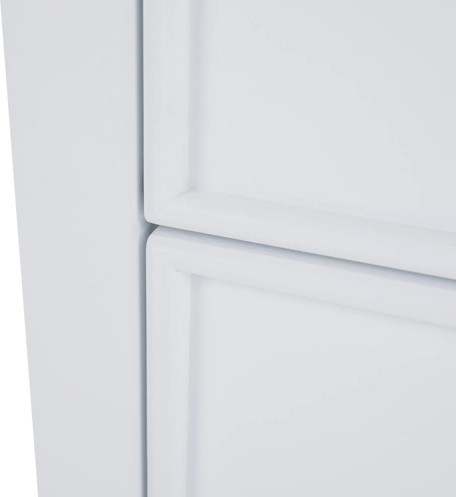 Komód, fehér, TEANA