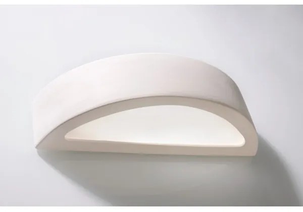 Sollux SL.0001 - Fali lámpa ATENA 1xE27/60W/230V 40,5 cm fehér