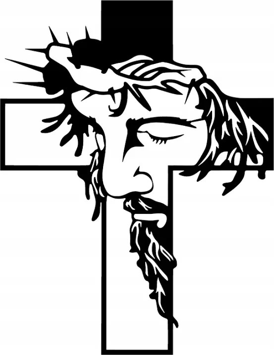 Áttört Kép Szent Kereszt Konyhába Nappaliba Fali Dekoráció 3D Panel