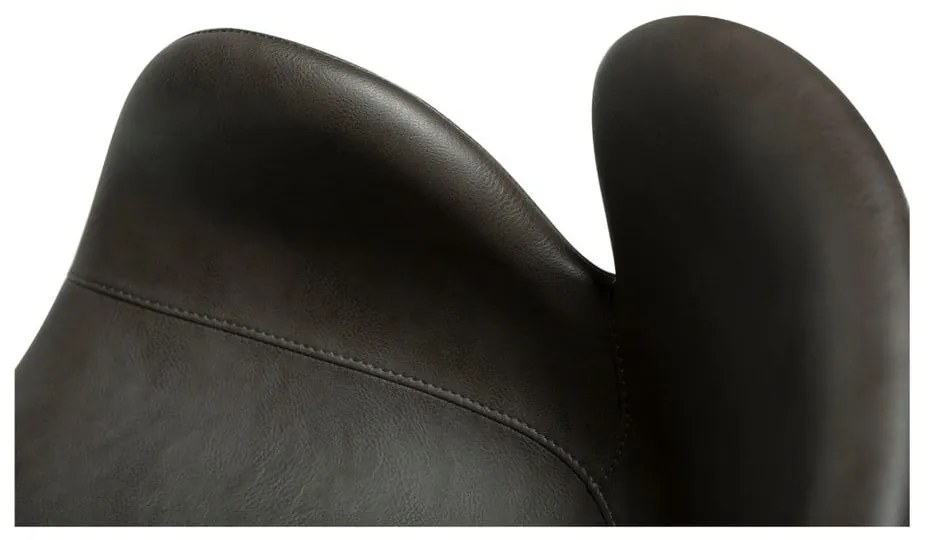 Szürke kárpitozott karfás étkezőfotel Gaia – DAN-FORM Denmark