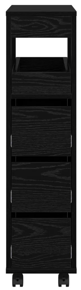 Keskeny Fürdőszobai Szekrény Musta tammi 65 x 23 x 87 cm