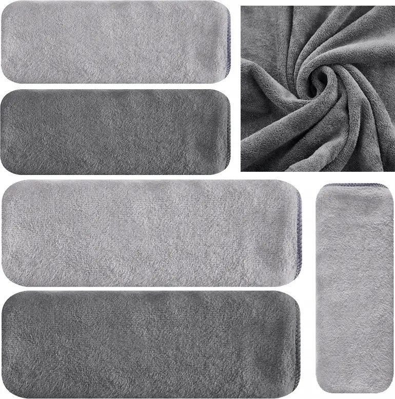 4 Db-os Mikroszálas Törölköző Szett 2x 70x140 2x 50x90 Gyorsan Száradó Puha