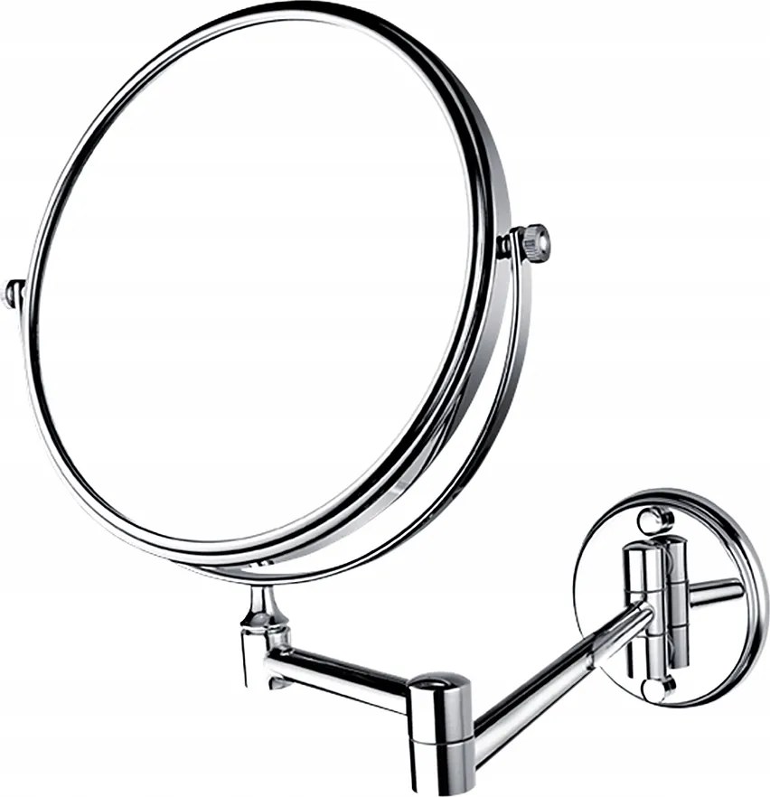 Nimco falra szerelhető kozmetikai nagyító tükör, kétoldalas, króm Zr 8992B-26_