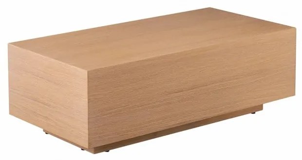 Natúr színű dohányzóasztal tölgyfa dekorral 40x80 cm GOBA – Blomus
