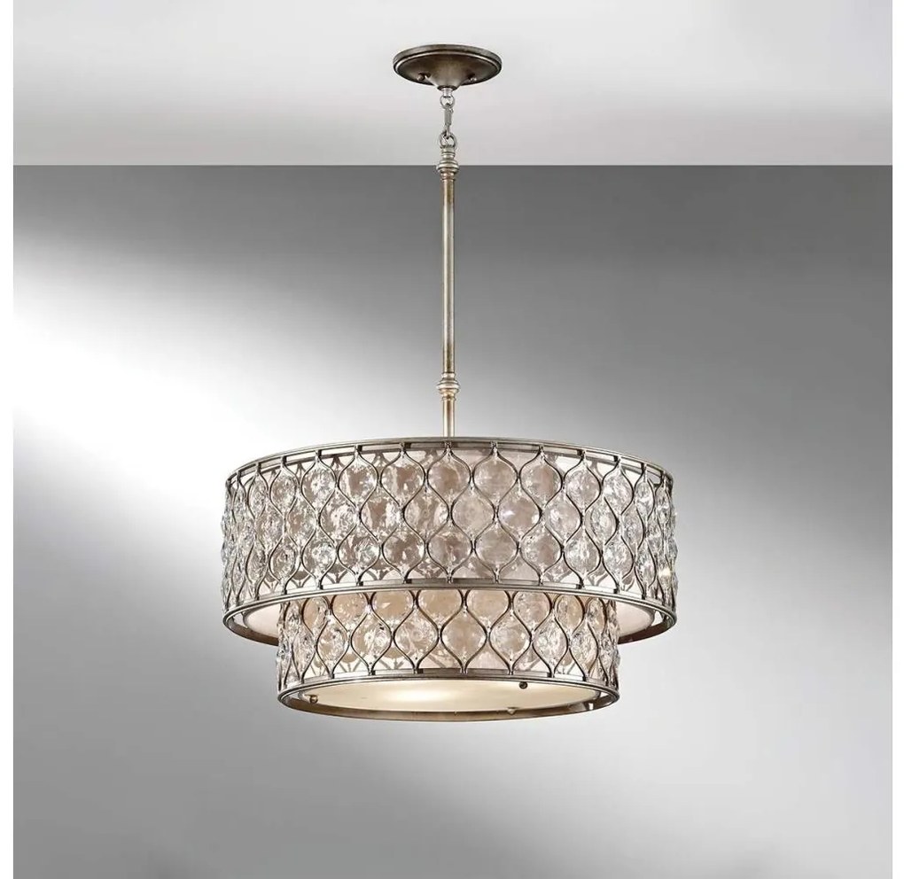 Feiss FE-LUCIA-P-E-2TR - Csillár rúdon LUCIA 6xE27/60W/230V