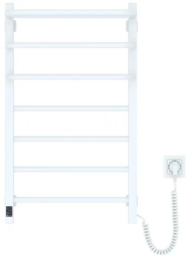 Fürdőszobai elektromos radiátor termosztáttal FORTIS 350W/230V 80,6 cm IP44 fehér jobb oldali