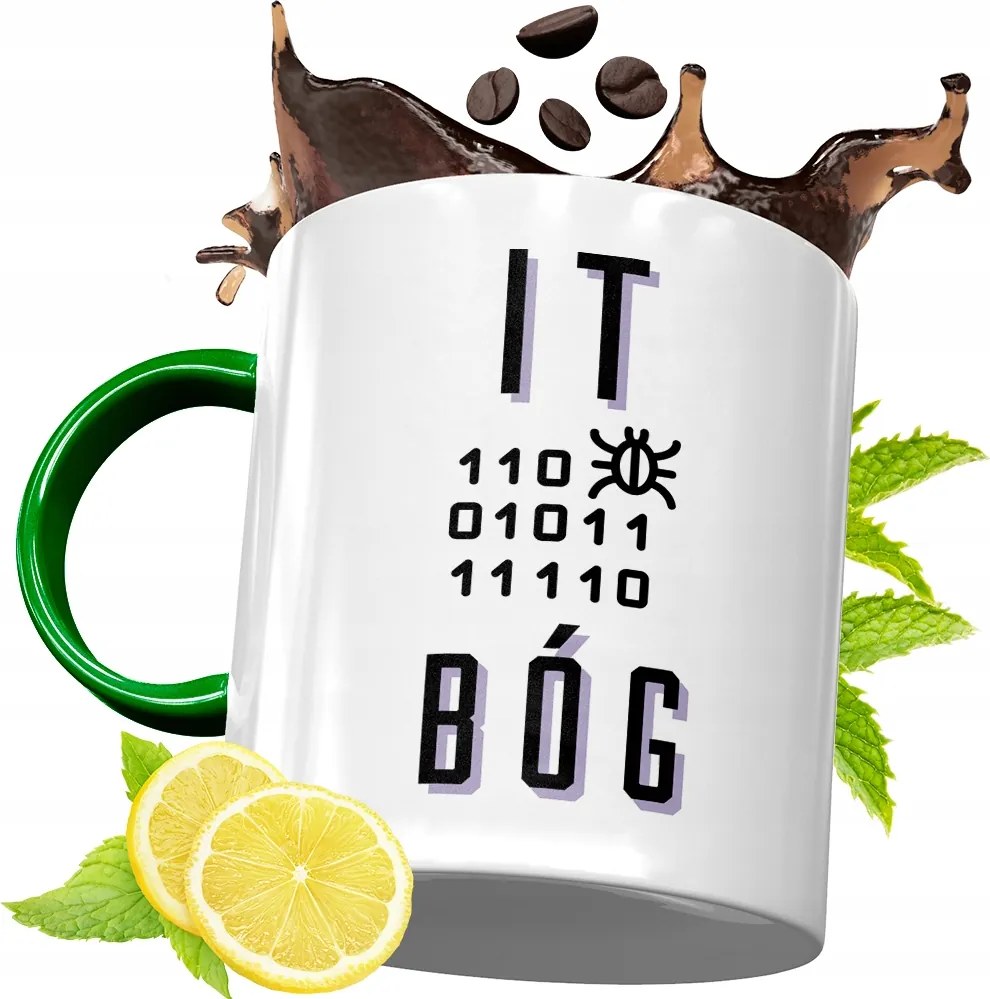 Zöld Bögre Informatikusoknak Születésnapi Ajándék fényképes nyomtatással