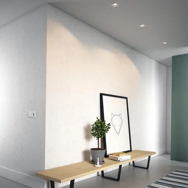 Philips 50193/31/PN - KÉSZLET 3x Beépíthető lámpa ENNEPER 1xGU10/5,5W/230V