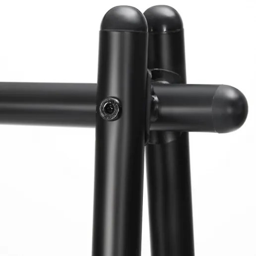 LINEA álló ruhafogas, fekete