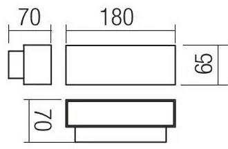 Redo 90096 - PLANIT kültéri LED lámpatest LED/10W/230V 3000K IP54 antracit