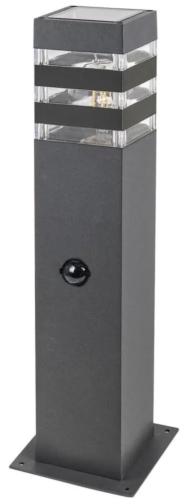 Rabalux 77026 - Kültéri lámpa érzékelővel ANKARA 1xE27/12W/230V IP44