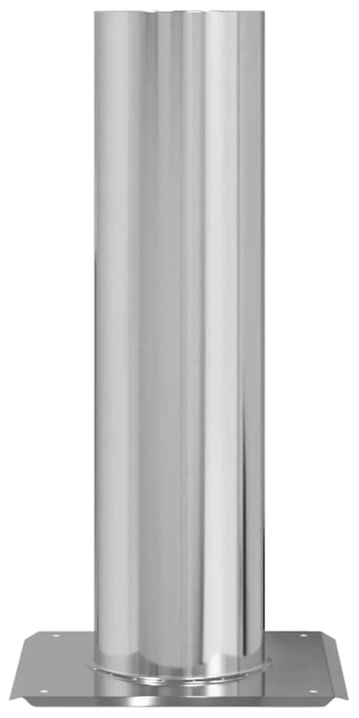 Kémény fej kiterjesztés Ezüst 24 x 24 x 50 cm Rozsdamentes acél
