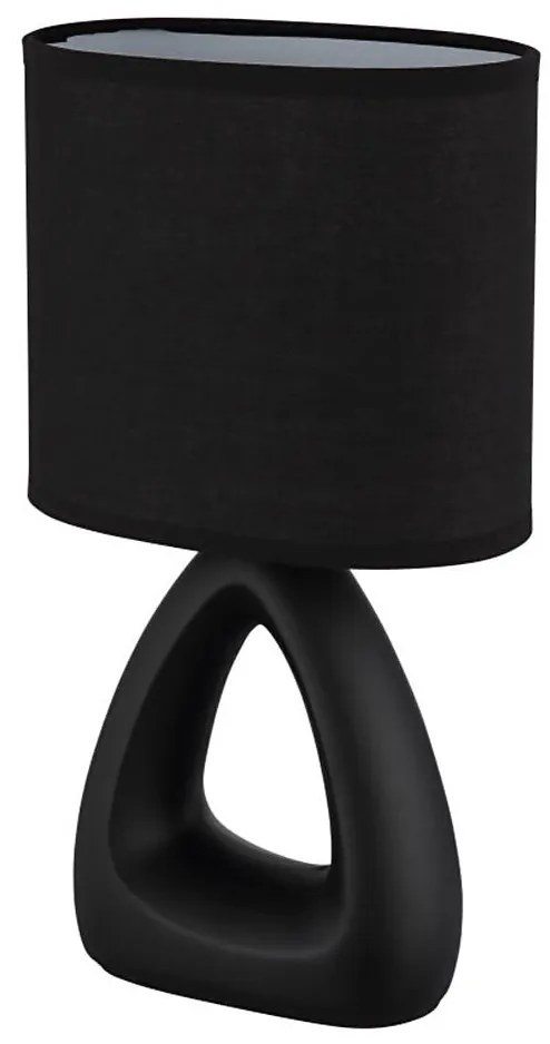 Globo 21731S - Asztali lámpa TRIANGLE 1xE14/40W/230V fekete