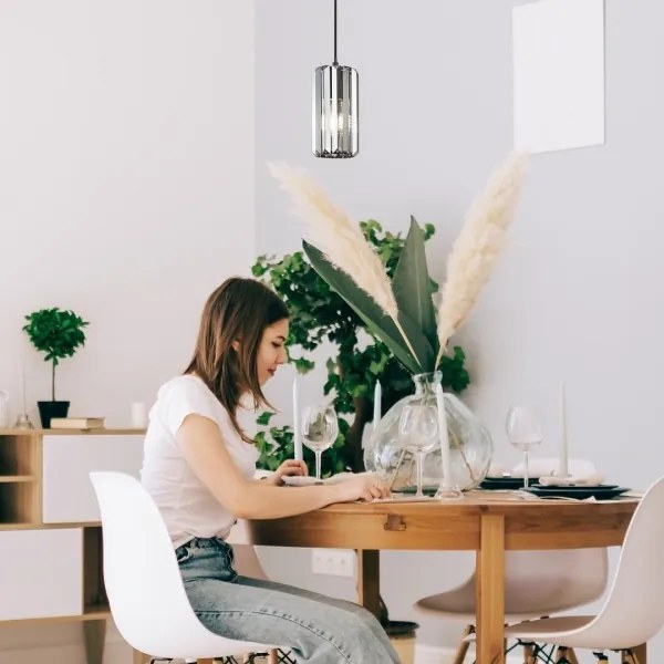 Rabalux 72254 - Csillár zsinóron VENESS 1xE27/40W/230V