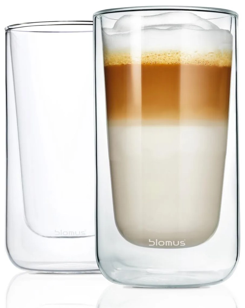 Hőálló üvegcsésze készlet café latte 320 ml NERO, Blomus