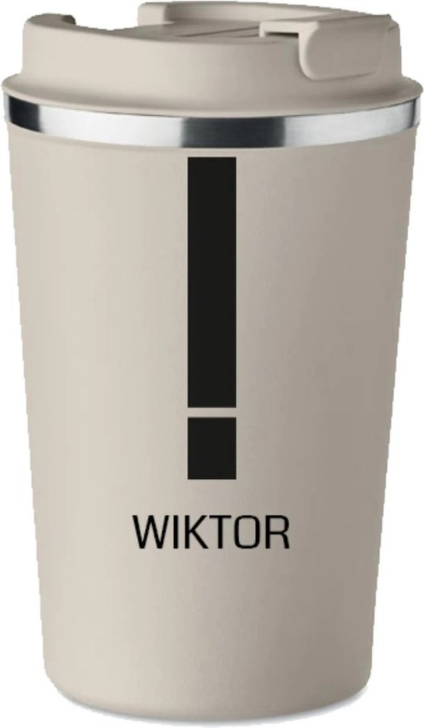 Prémium termo bögre Az Ön Neve Felirattal Név tea 350ml KT_101