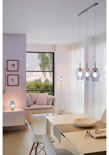 Eglo 96774 - MURMILLO kábeles függőlámpa 3xE27/28W/230V