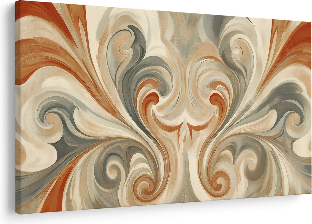 Kép - Örvények földszínekkel (90x60 cm)