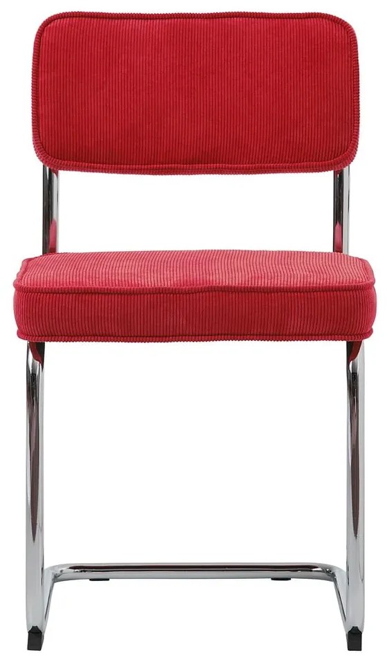 Piros kordbársony étkezőszék Rupert – Unique Furniture