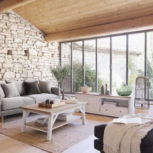 Atmosphera - Asztali lámpa ANEA 1xE27/40W/230V rattan