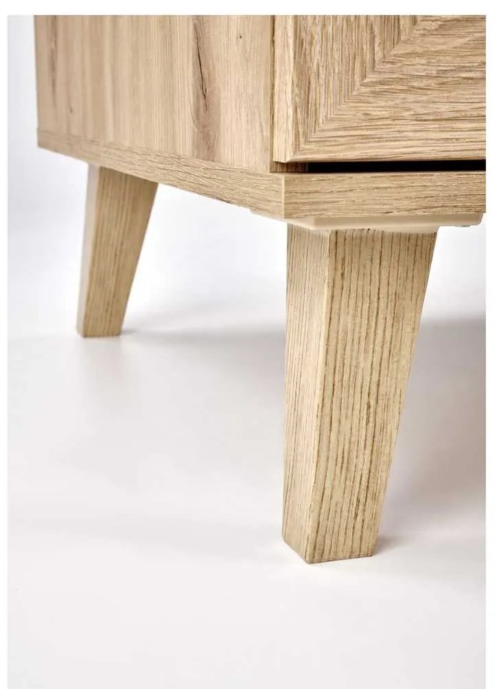 Rustico dohányzóasztal, artisan tölgy