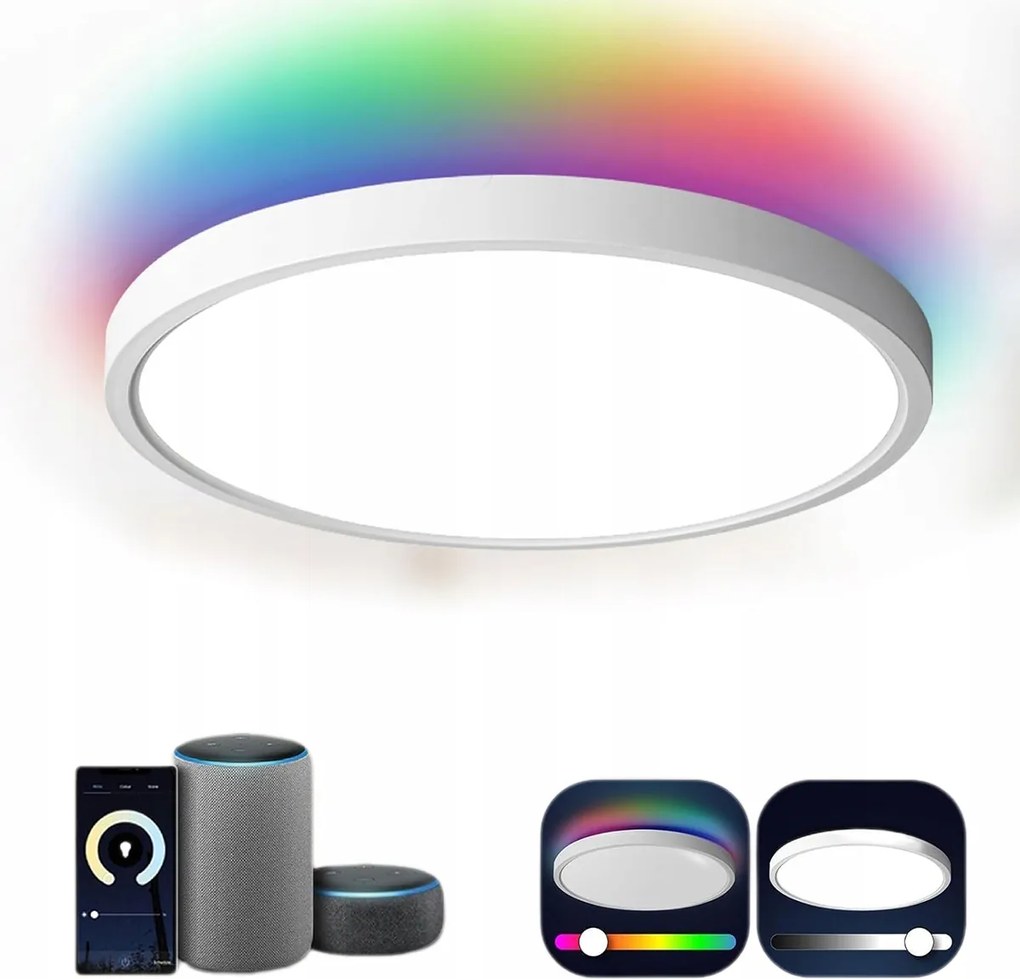 Intelligens Falra szerelhető Led Plafon 30cm 36W 4000K 3400lm Modern Design