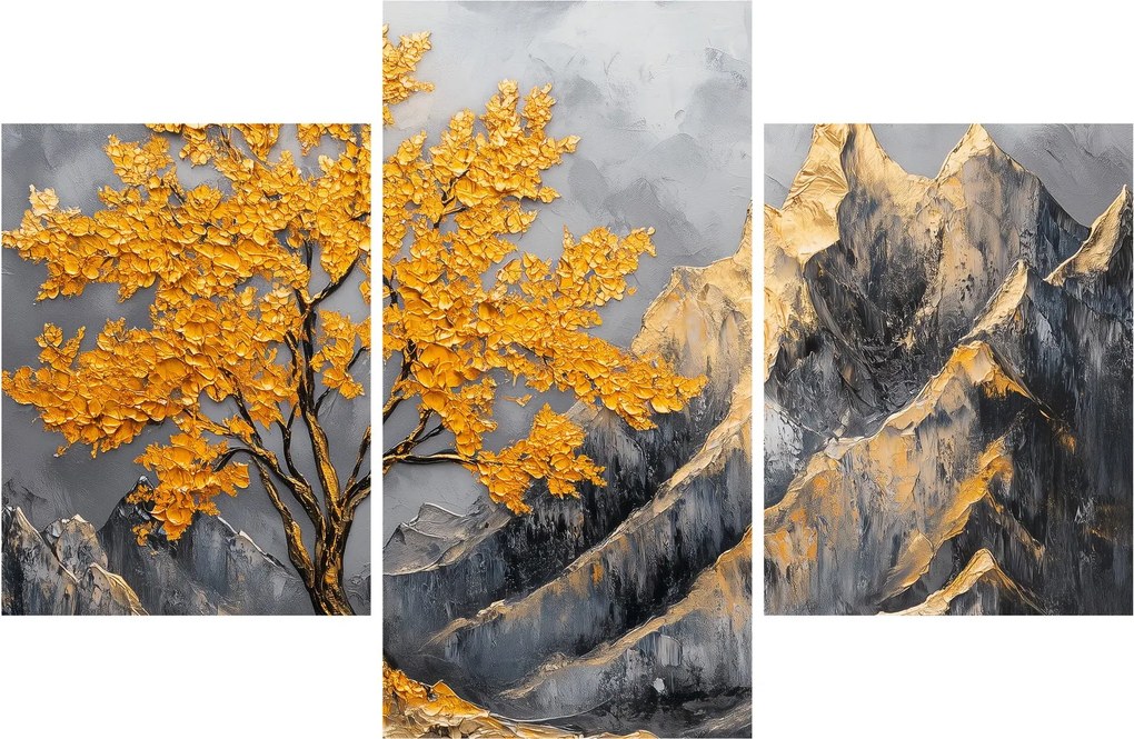 Kép – Arany fa a hegyekben (90x60 cm)