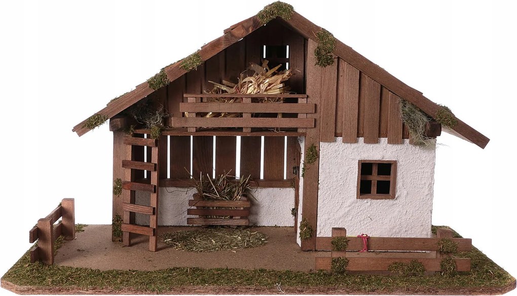 Karácsonyi Betlehem *állvány* 59x30x33cm- 11-12cm magas figurákhoz