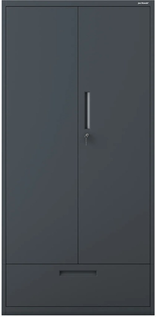 Megan Antracytowy - szuflada pojedyncza 185 cm