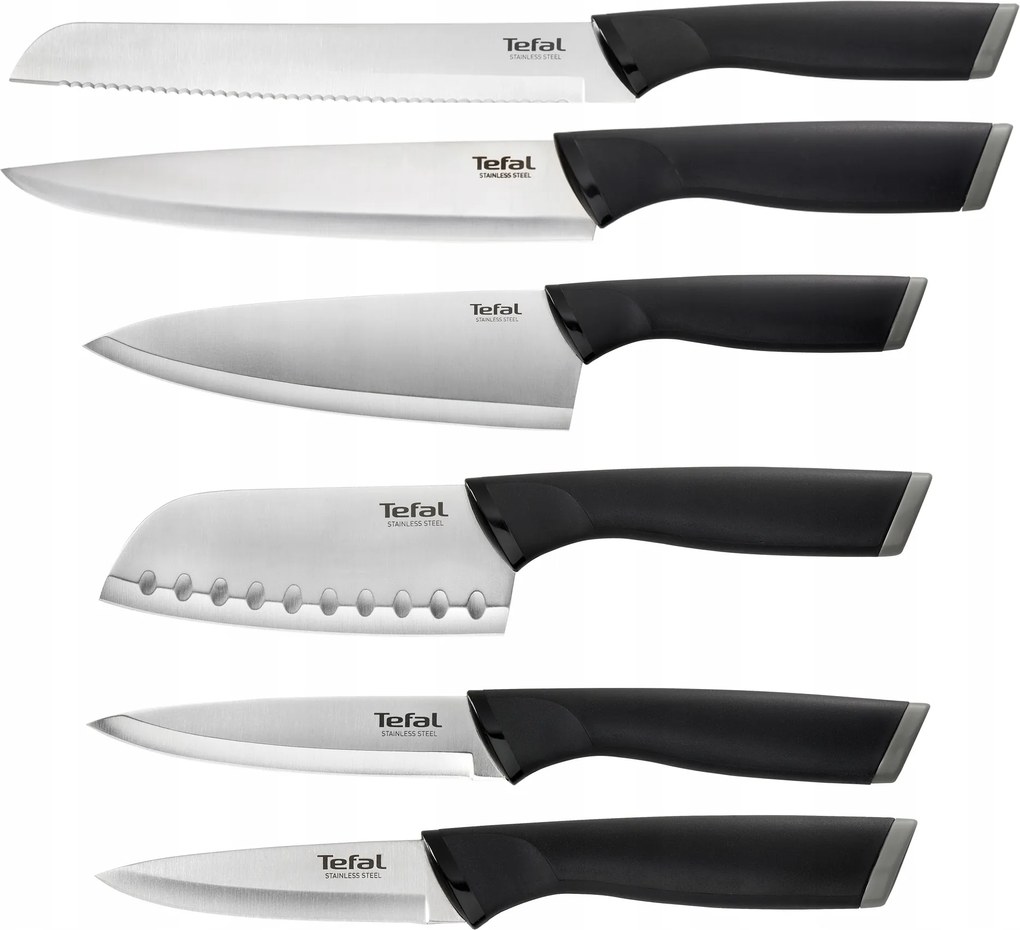 6 db-os konyhakés készlet Tefal Comfort rozsdamentes acél