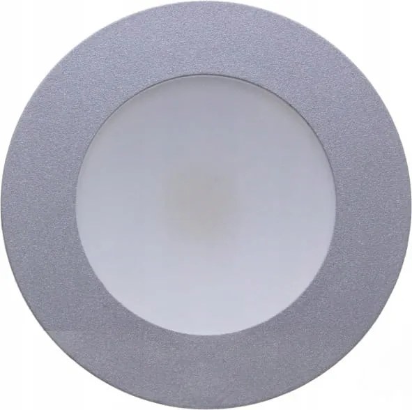 Bútorvilágító kör 2W, 4000K, Szürke