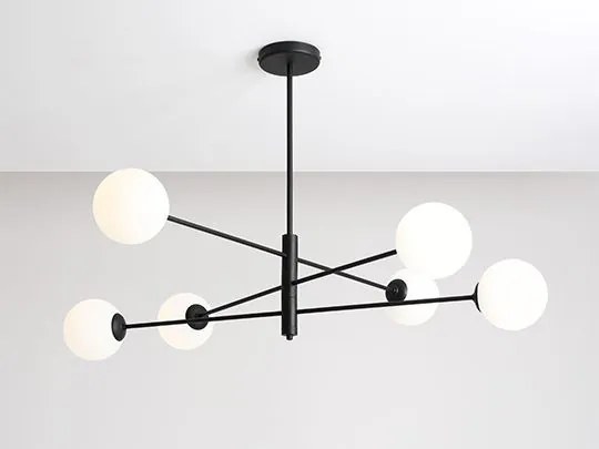Aldex HOMME 1090PL_K1 Plafonlámpa 6x60W/E14