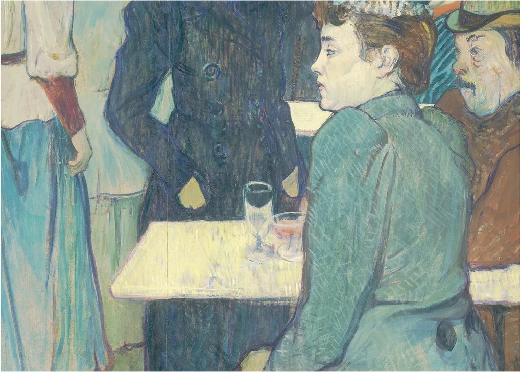 Kép - Henri de Toulouse-Lautrec, A Corner of the Moulin de la Galette, reprodukciók (70x50 cm)