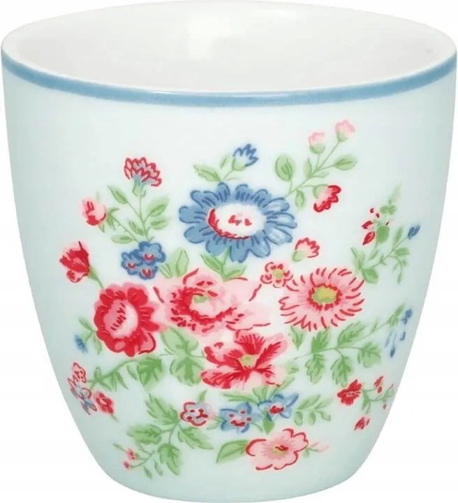 Porcelán Bögre latte mini Ailis Pale Blue Green Gate, 130 ml