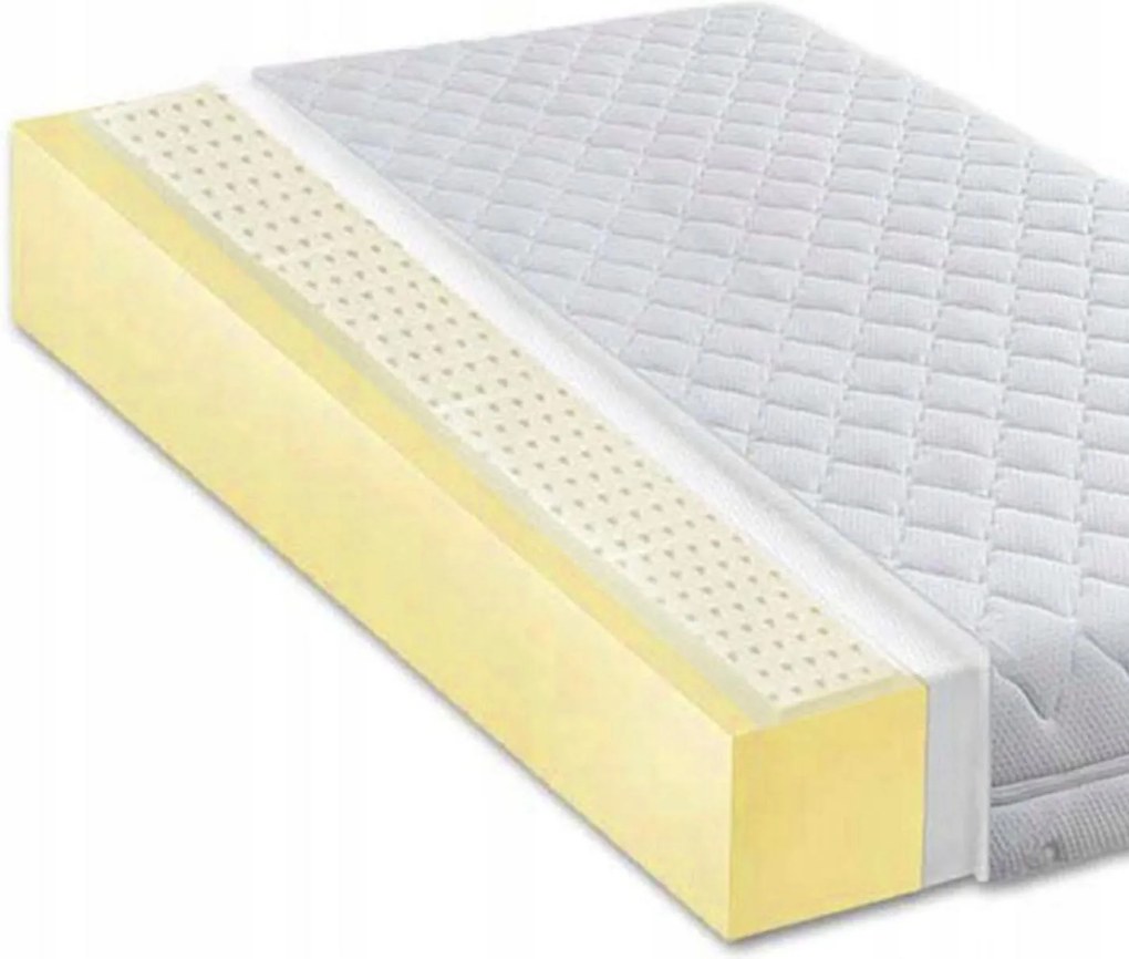 160x160-as légáteresztő latex matrac H2 H3 19CM