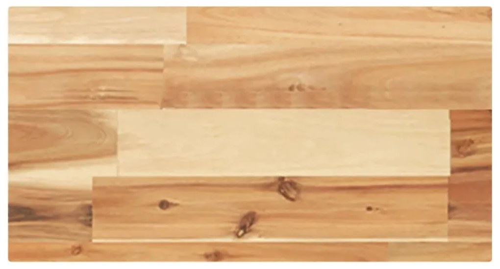 olajbevonatú tömör akácfa függőpolc 60 x 20 x 4 cm