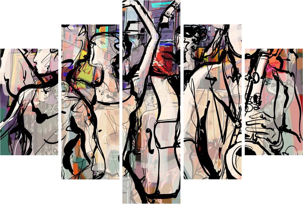Kép - Jazz éjszaka (150x105 cm)