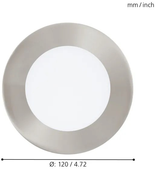 Eglo 32753 - LED RGB dimmelhető süllyesztett lámpatest FUEVA-C LED/5,4W/230V