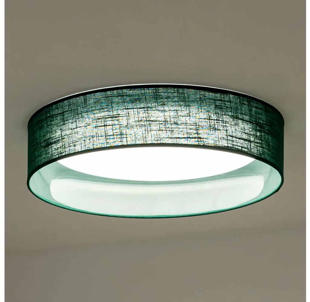 Duolla Duolla - LED Mennyezeti lámpa ROLLER LED/24W/230V átm. 45 cm zöld DU605403