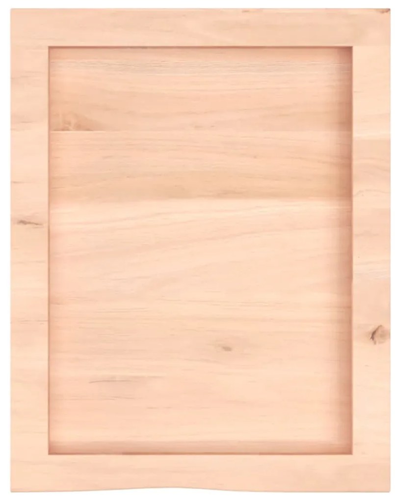 kezeletlen tömör tölgyfa fali polc 40x50x(2-4) cm