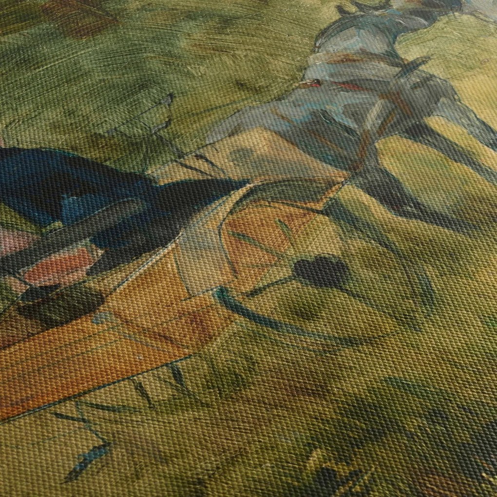 Kép - Henri de Toulouse-Lautrec, The Trap, reprodukciók (órával) (90x30 cm)