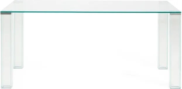 Üveg étkezőasztal 90x160 cm Adularia – Kave Home