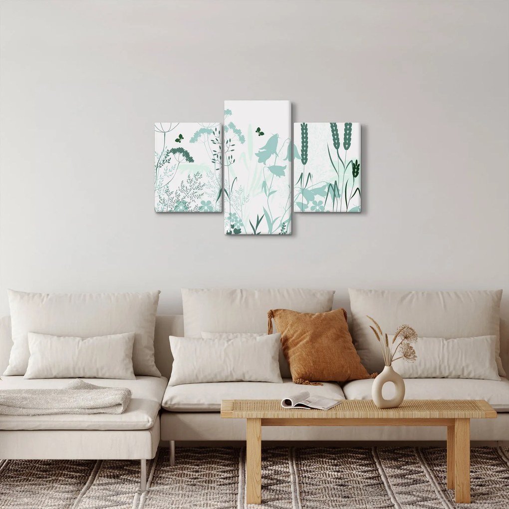 Kép - rét vektor (90x60 cm)