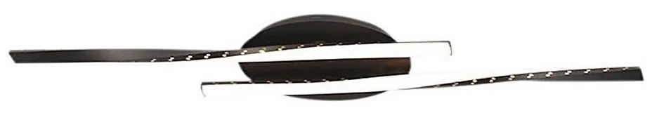 LED Mennyezeti lámpa LED/12W/230V 3000K 94,5 cm fekete